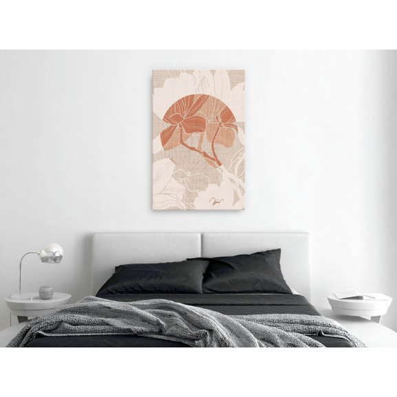 Tablou stylish magnolia (1 part) vertical 40 x 60 cm