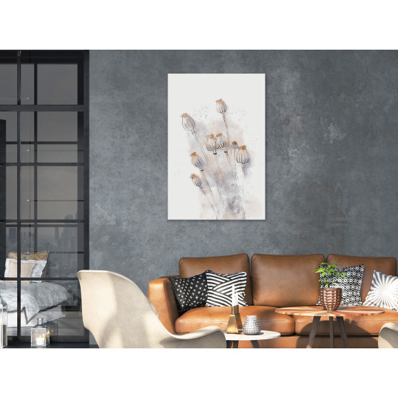 Tablou peaceful poppies (1 part) vertical 40 x 60 cm