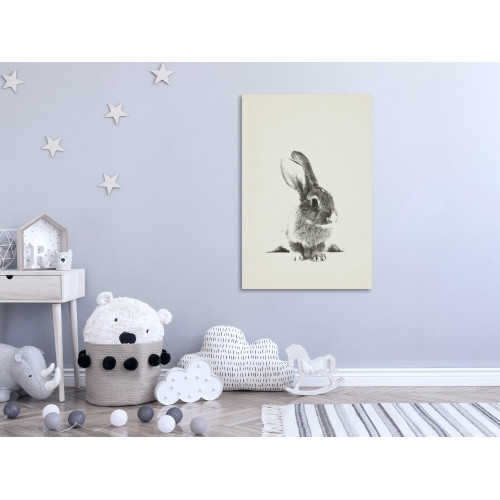 Tablou Fluffy Bunny (1 Part) Vertical 40 x 60 cm