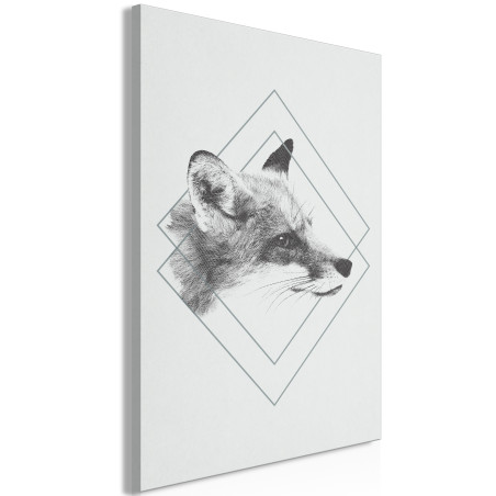 Tablou Clever Fox (1 Part) Vertical 40 x 60 cm-01