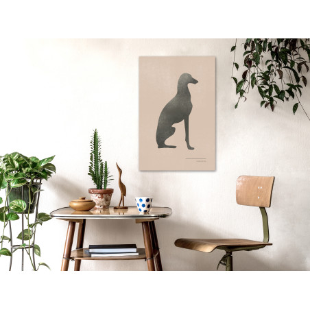 Tablou Calm Greyhound (1 Part) Vertical 40 x 60 cm-01