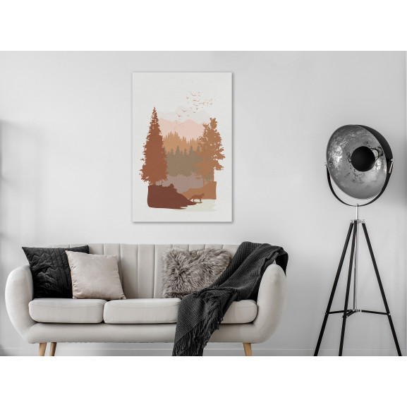 Tablou autumn in the mountains (1 part) vertical 40 x 60 cm