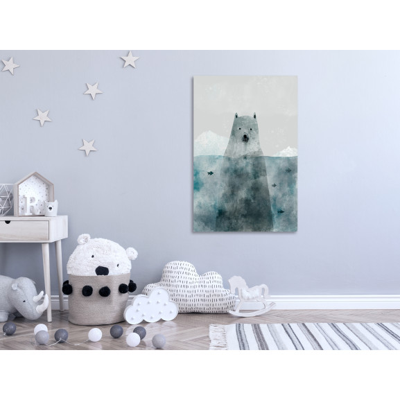 Tablou polar bear (1 part) vertical 40 x 60 cm