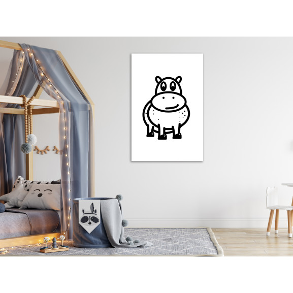 Tablou friendly hippie (1 part) vertical 40 x 60 cm