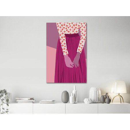 Tablou Strawberry Lady (1 Part) Vertical 40 x 60 cm-01
