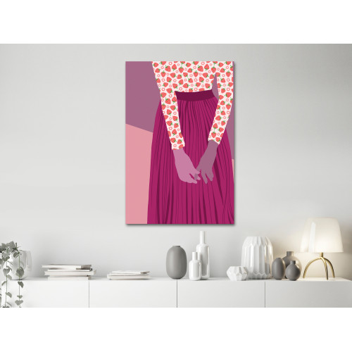 Tablou Strawberry Lady (1 Part) Vertical 40 x 60 cm