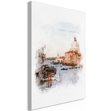 Tablou Watercolour Venice (1 Part) Vertical 40 x 60 cm-01