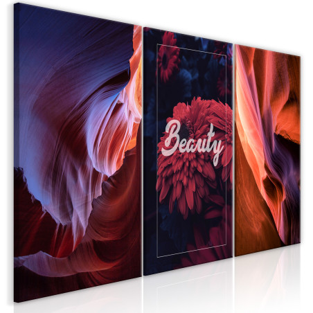 Tablou Beauty of Canyons (3 Parts) 60 x 30 cm-01