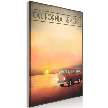 Tablou California Beaches (1 Part) Vertical 40 x 60 cm-01