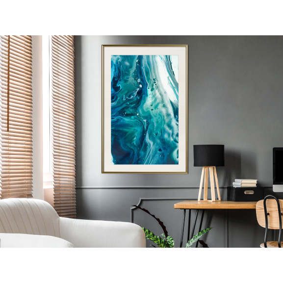 Poster Acrylic Pouring II