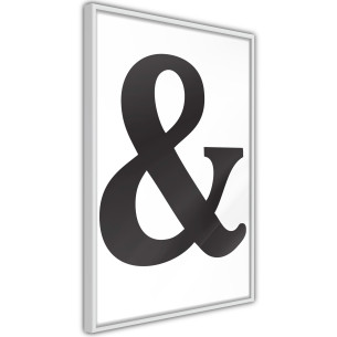 Poster Ampersand (Black)