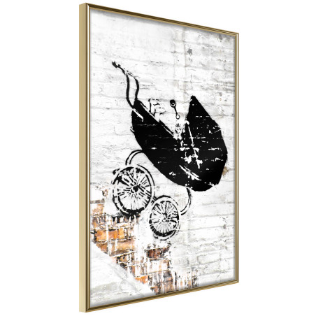 Poster Banksy: Baby Stroller-01