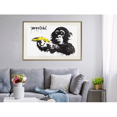 Poster Banksy: Banana Gun I-01