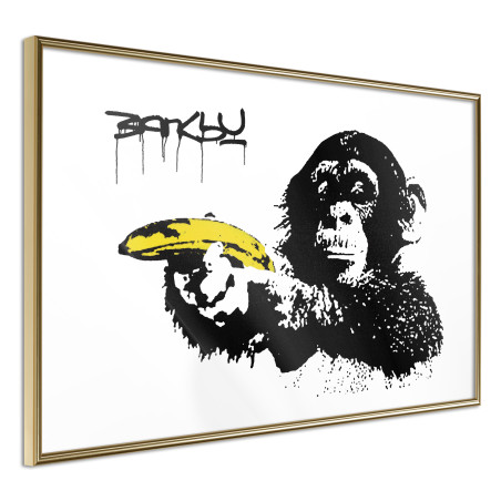 Poster Banksy: Banana Gun II-01