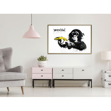 Poster Banksy: Banana Gun II-01