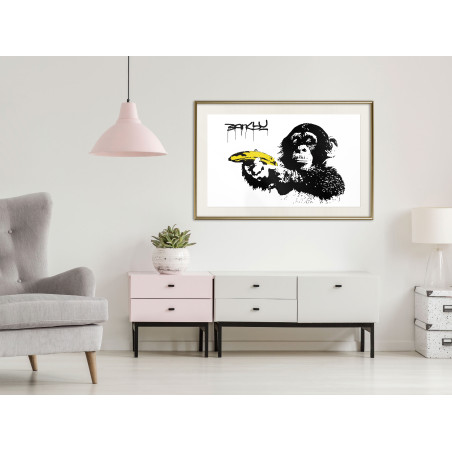 Poster Banksy: Banana Gun II-01