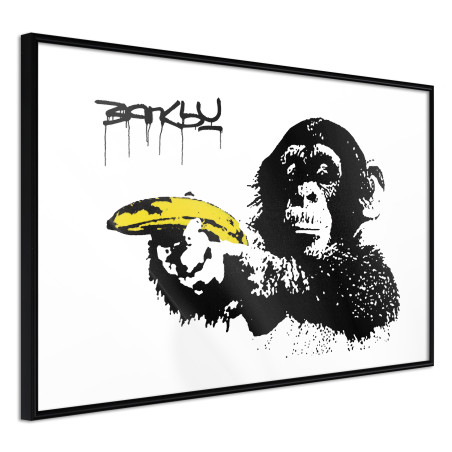 Poster Banksy: Banana Gun II-01