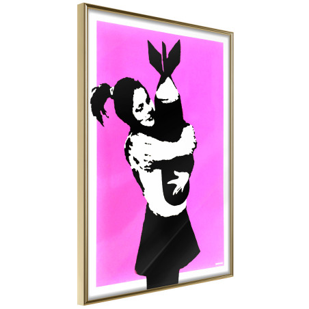 Poster Banksy: Bomb Hugger-01
