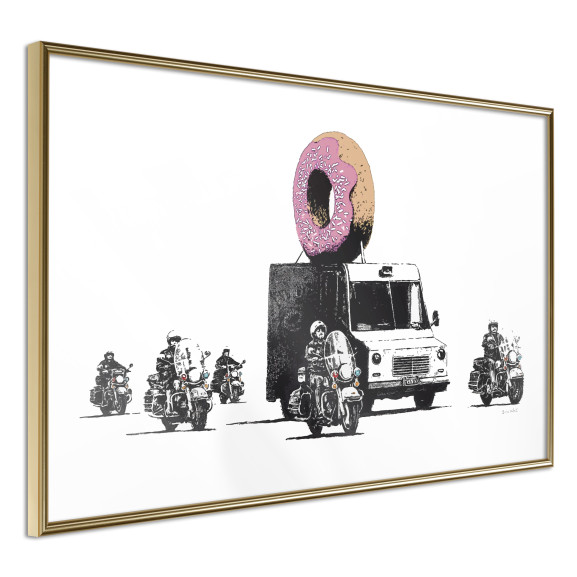 Poster Banksy: Donuts (Strawberry)