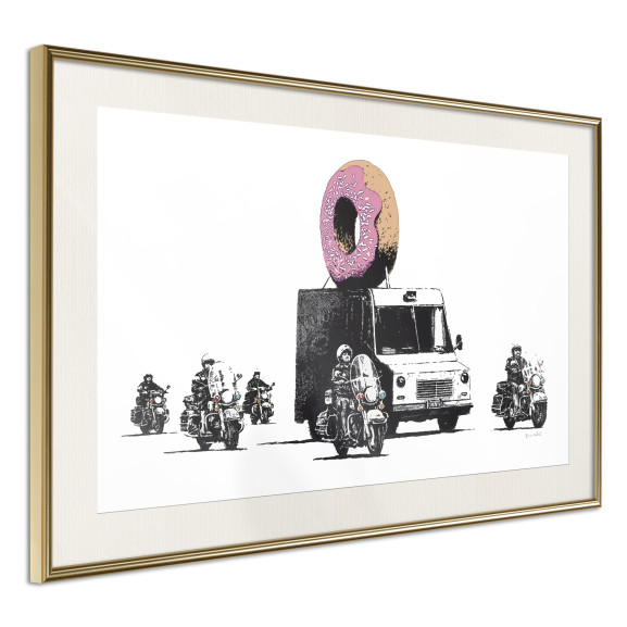 Poster Banksy: Donuts (Strawberry)