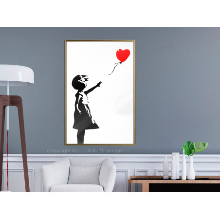 Poster Banksy: Girl with Balloon I-01