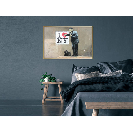 Poster Banksy: I Heart NY-01