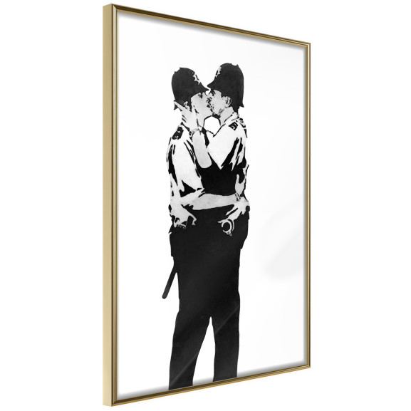 Poster Banksy: Kissing Coppers I