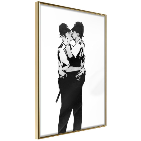 Poster Banksy: Kissing Coppers I-01
