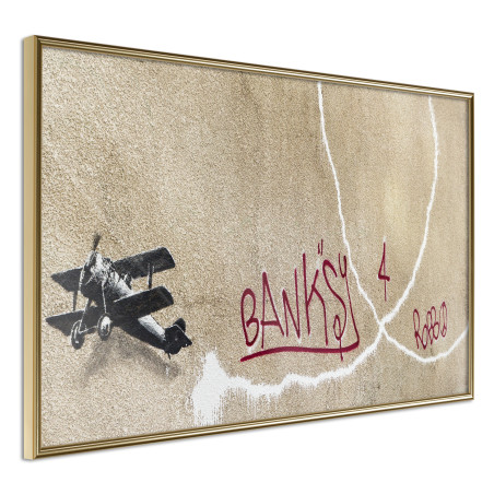 Poster Banksy: Love Plane-01