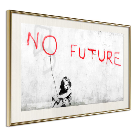 Poster Banksy: No Future-01