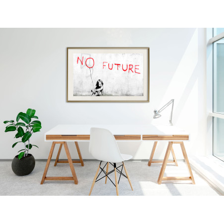 Poster Banksy: No Future-01