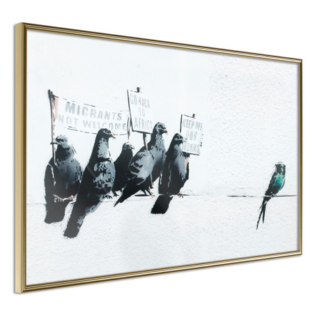 Poster Banksy: Pigeons-01