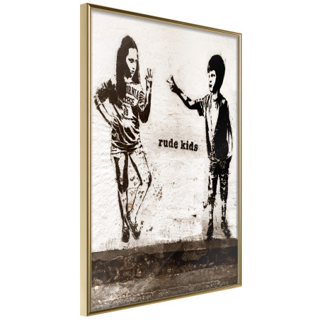 Poster Banksy: Rude Kids-01