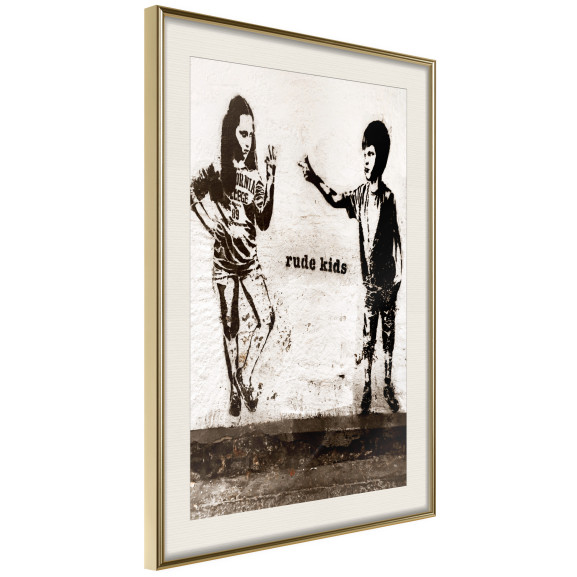 Poster Banksy: Rude Kids