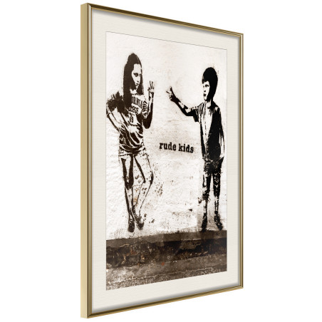Poster Banksy: Rude Kids-01