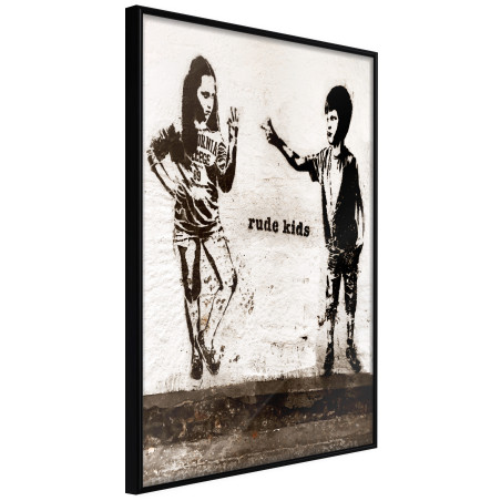 Poster Banksy: Rude Kids-01