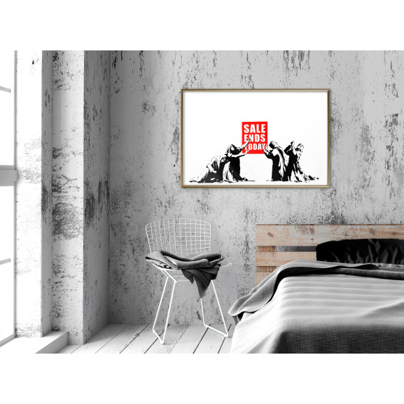 Poster Banksy: Sale Ends