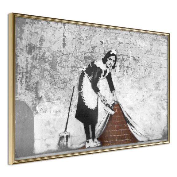 Poster Banksy: Sweep it Under the Carpet