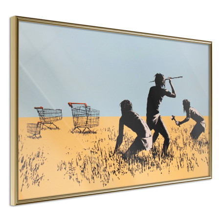 Poster Banksy: Trolley Hunters-01