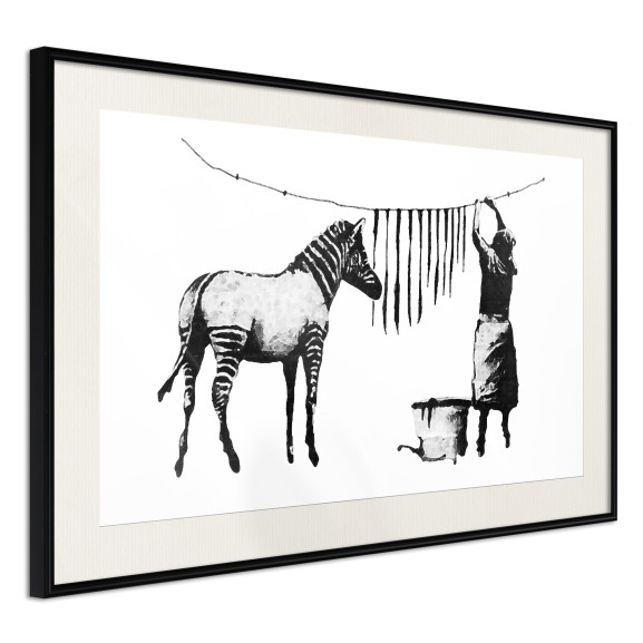 Poster Banksy: Washing Zebra Stripes