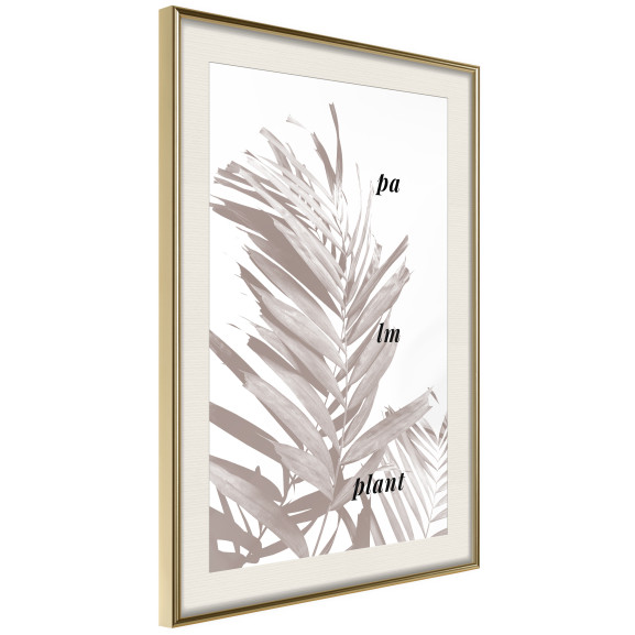 Poster Beige Palm