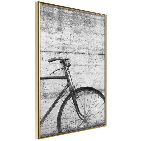 Poster Bicycle Leaning Against the Wall-01