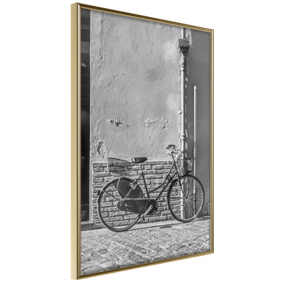 Poster Bicycle with Black Tires