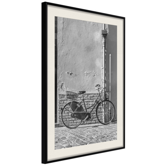 Poster Bicycle with Black Tires
