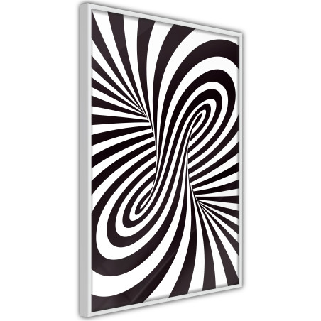Poster Black and White Swirl-01