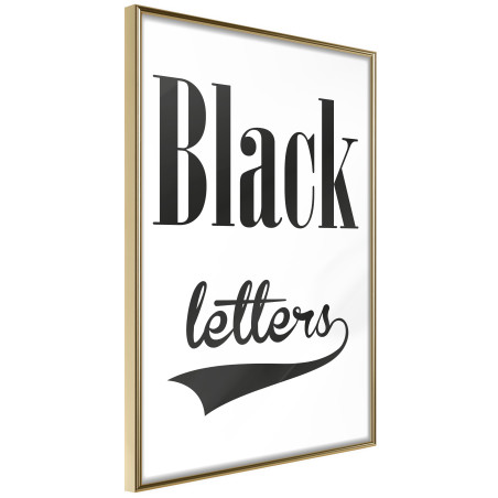 Poster Black Lettering-01
