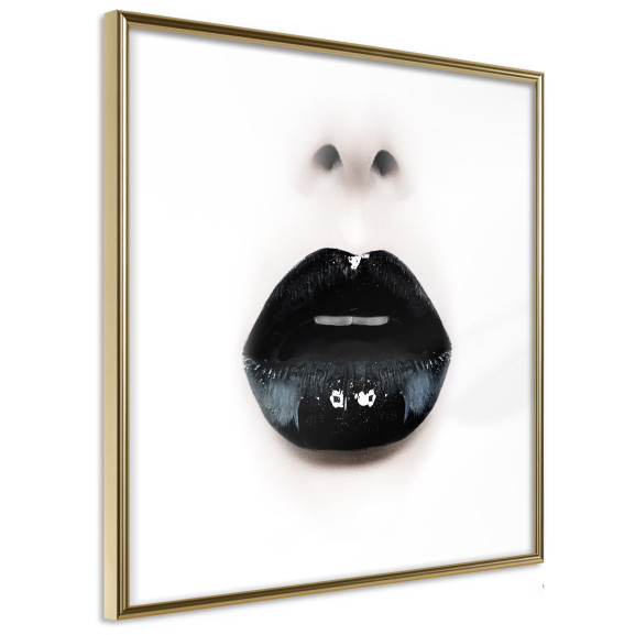 Poster Black Lipstick (Square)