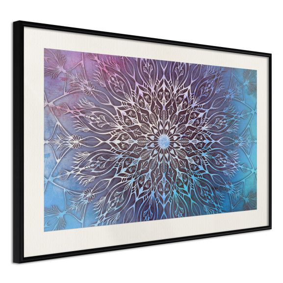 Poster Blue and Pink Mandala
