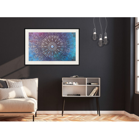 Poster Blue and Pink Mandala-01