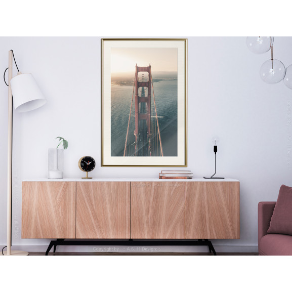 Poster Bridge in San Francisco I